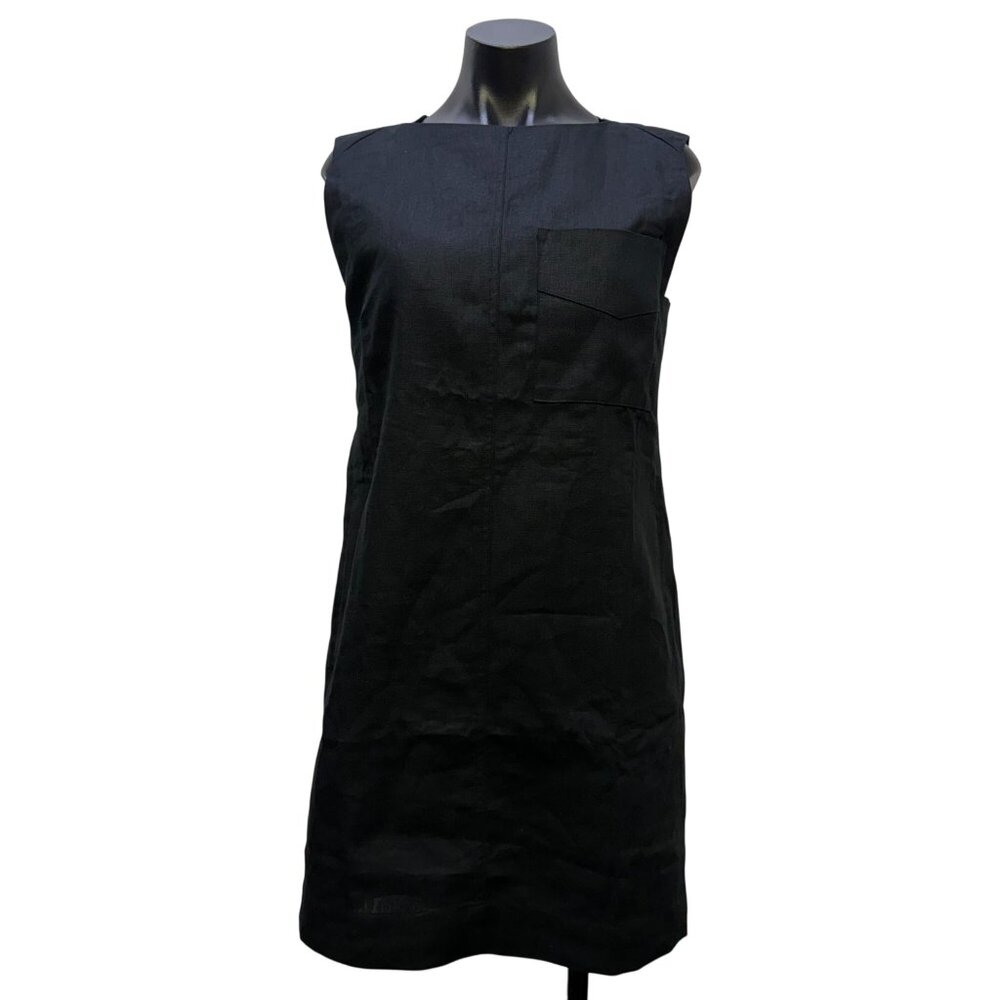 Banana Republic Black Shift Dress With Front Pocket Detail S
